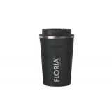 Cana de cafea, termos, interior din inox, capacitate 380ml FLORIA, gri / ZLN 9970