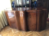 Vand mobila curbata Art Nouveau nuc masiv , birou si biblioteca