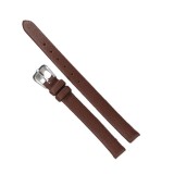 Curea Ceas &ndash; Piele Naturală Maro Deschis, 8mm (Lungime M)
