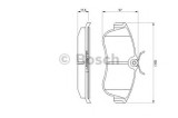 Set placute frana,frana disc NISSAN PRIMERA Hatchback (P11) (1996 - 2002) BOSCH 0 986 461 147