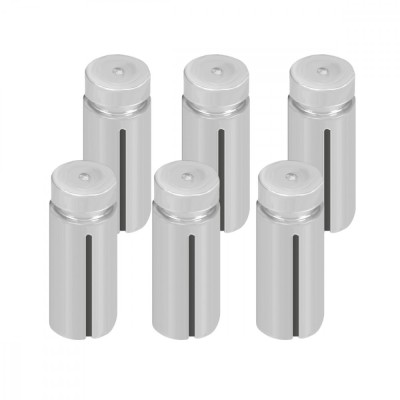 Set 6 Protectori de zbor pentru darts, Kwmobile, Argintiu, Metal, 48140.35 foto