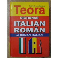 DICTIONAR ITALIAN-ROMAN SI ROMAN-ITALIAN-ALEXANDRU BALACI