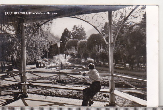 bnk cp Baile Herculane - Vedere din parc - circulata
