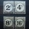 ST. LUCIA 1949 SERIE PORTO MH/MNH