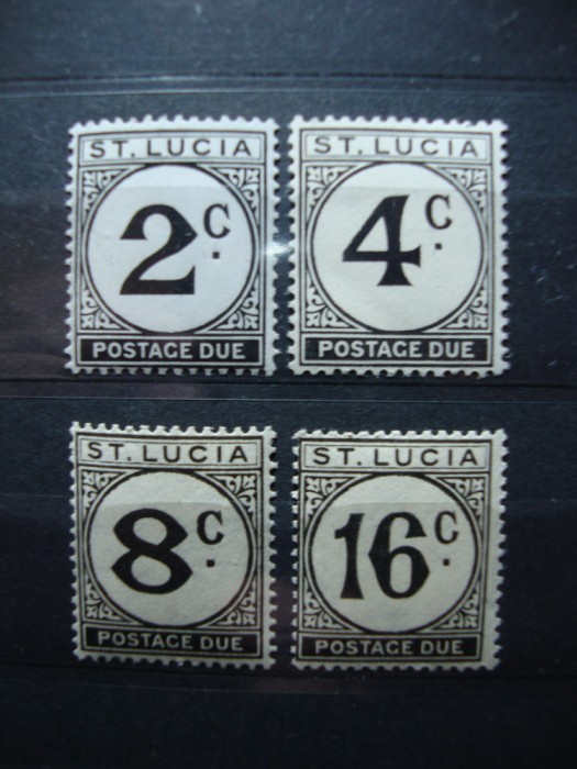 ST. LUCIA 1949 SERIE PORTO MH/MNH