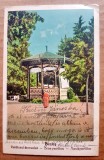 F679-BUZIAS-Pavilionul Muzica 1924 Carta Postala Mihai 1927 spre Timisoara.