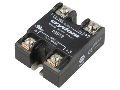 Releu Semiconductor 12A 1-200VDC 3.5-32VDC foto