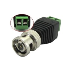 Conector BNC prindere cu surub pentru cablu UTP SafetyGuard Surveillance foto