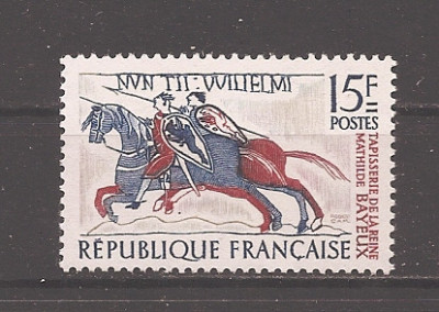 Franta 1958 - Fragment din tapiseria Bayeux, MNH foto