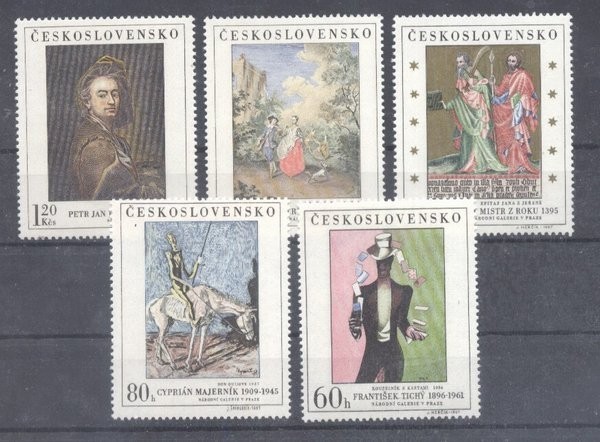 Czechoslovakia 1967 Paintings, MNH B.027