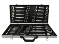 Set 22 chei combinate cu clichet 6-32mm, Geko G10341 foto