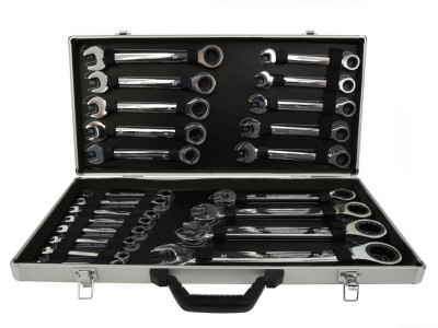 Set 22 chei combinate cu clichet 6-32mm, Geko G10341 foto