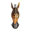 Masca Decorativa Perete Girafa, Lemn Exotica, Stil African, Sculptata Manual, Kenya