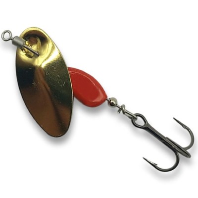 Lingurita Rotativa BERTI Axat Pro Nr.1, Gold / Rosu, 4.6g foto