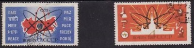 C4146 - Rusia 1962 - cat.nr.2547-8 stampilat foto