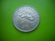 HOPCT NOUA CALEDONIE 20 FRANCS 1970 -RARA foto