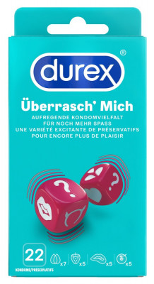 Prezervative Durex Surprise ME, 4 tipuri diferite, 22buc foto