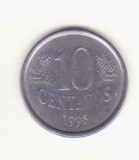 Brazilia 10 centavos 1996, America Centrala si de Sud