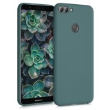 Husa pentru Huawei P Smart / Enjoy 7s, Silicon, Verde, 44124.171, Carcasa, Kwmobile