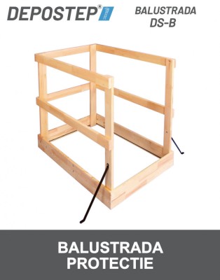DEPOSTEP DSS-B balustrada de protectie scara de pod universala foto