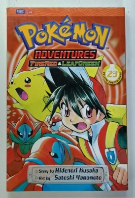 POKEMON , ADVENTURES NO. 23 , FIRERED and LEAFGREEN by HIDENORI KUSAHA , art by SATOSHI YAMAMOTO , BENZI DESENATE ,2014 foto