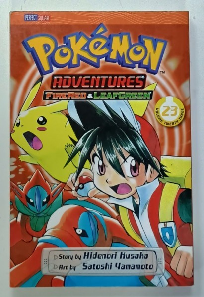 POKEMON , ADVENTURES NO. 23 , FIRERED and LEAFGREEN by HIDENORI KUSAHA , art by SATOSHI YAMAMOTO , BENZI DESENATE ,2014