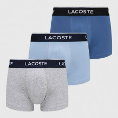 Lacoste boxeri 3-pack bărbați, culoarea bleumarin 5H3389-NUA