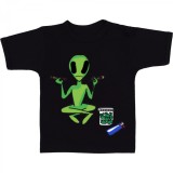 Cumpara ieftin Tricou &quot; Alien smokes &quot;