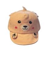 Sapca pentru copii, Ursulet, Roz, Reglabila