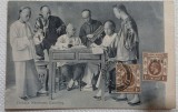 Carte postala, Chinese Merchants Counting, 1923