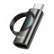 Adaptor Date si Incarcare USB-C - USB-C HOCO UA32 Display, Negru