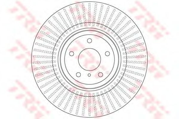 Disc frana INFINITI Q50 (2013 - 2016) TRW DF6498S