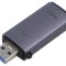 Cititor card USB 3.0 microSD/SD - gri