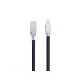 Cablu Iphone cu mufe in carcasa de metal