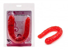 Double Dong Red - Dildo Dublu Ro?u, 30 cm foto