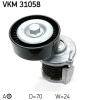 SKF VKM 31058 rola intinzator,curea transmisie