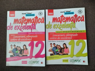 MATEMATICA DE EXCELENTA CLASA A XII A 2 VOLUME VASILE POP foto