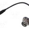 Punct de acces USB 2.0 metalic negru AMPHENOL cu capac self-closing