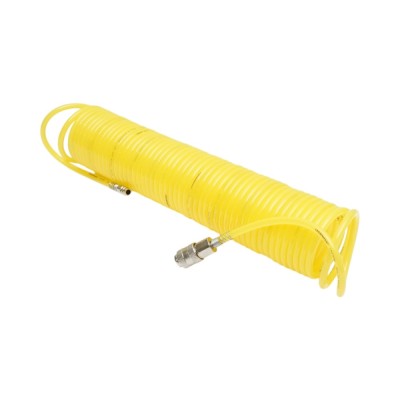 Furtun aer comprimat spiralat 10m,5mm, cupla rapida 1 4 - foto
