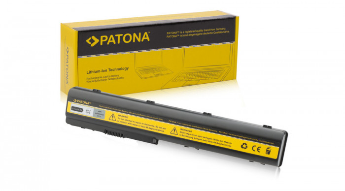 HP Pavilion pentru seria DV7, dv7-1000, dv7-1100, dv8, dv8-1000, HDX18, HDX18-1100, baterie de 4400 mAh - Patona