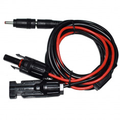 Cabluri conector M Adaptor panou solar 16AWG 5ft cu DC 5.5mmx2.1mm,DC 3.5x1.35mm