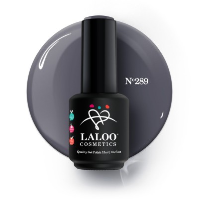 289 Asphat Grey | Laloo gel polish 15ml foto
