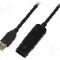 Cablu USB A mufa, USB A soclu, USB 1.1, USB 2.0, lungime {{Lungime cablu}}, negru, LOGILINK - UA0263
