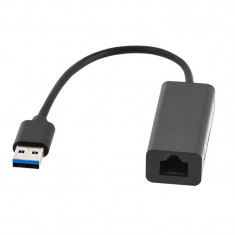 Adaptor USB 3.0 tata - RJ45 mama LAN 10/100/1000MB foto