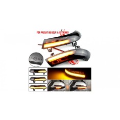 Set 2 Semnalizari Led Oglinda Dinamice dedicate pentru VW Passat B6, Golf 5, Golf 6, Jetta, Eos, Sharan, Passat B5.5 - D0166-V