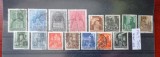 TS21 - Timbre serie Ungaria - Magyar posta 1943 Mi 705-721