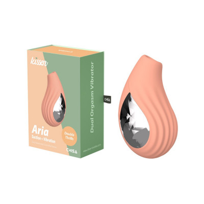 Vibrator Clitoridian Cu Suctiune Kissen Aria, Corai foto