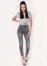 Blugi Dama Slim Nina Carter Gri inchis P190-17A M9