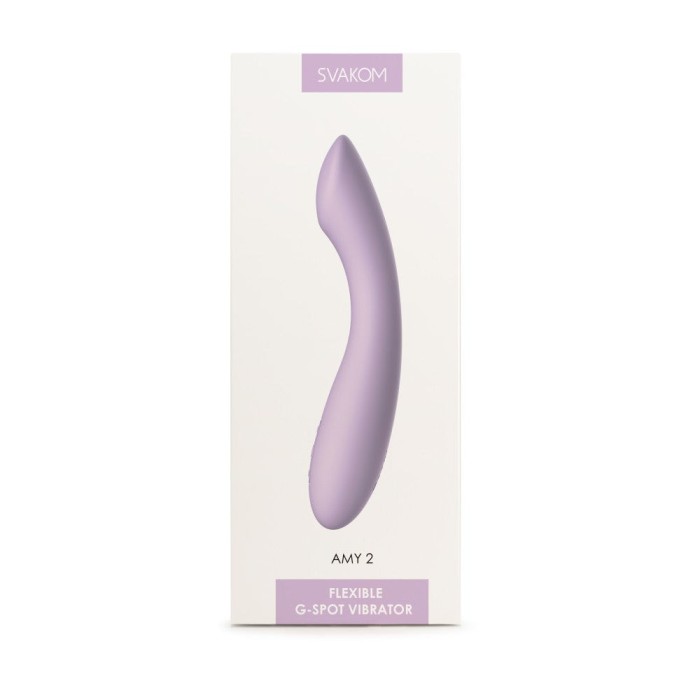 Vibrator G-Spot Amy 2 Pastel Lilac Cu Motor Dual