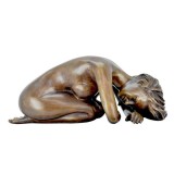Nud inclinat-statueta din bronz masiv TBE-8